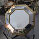 1970s octagonal mirror