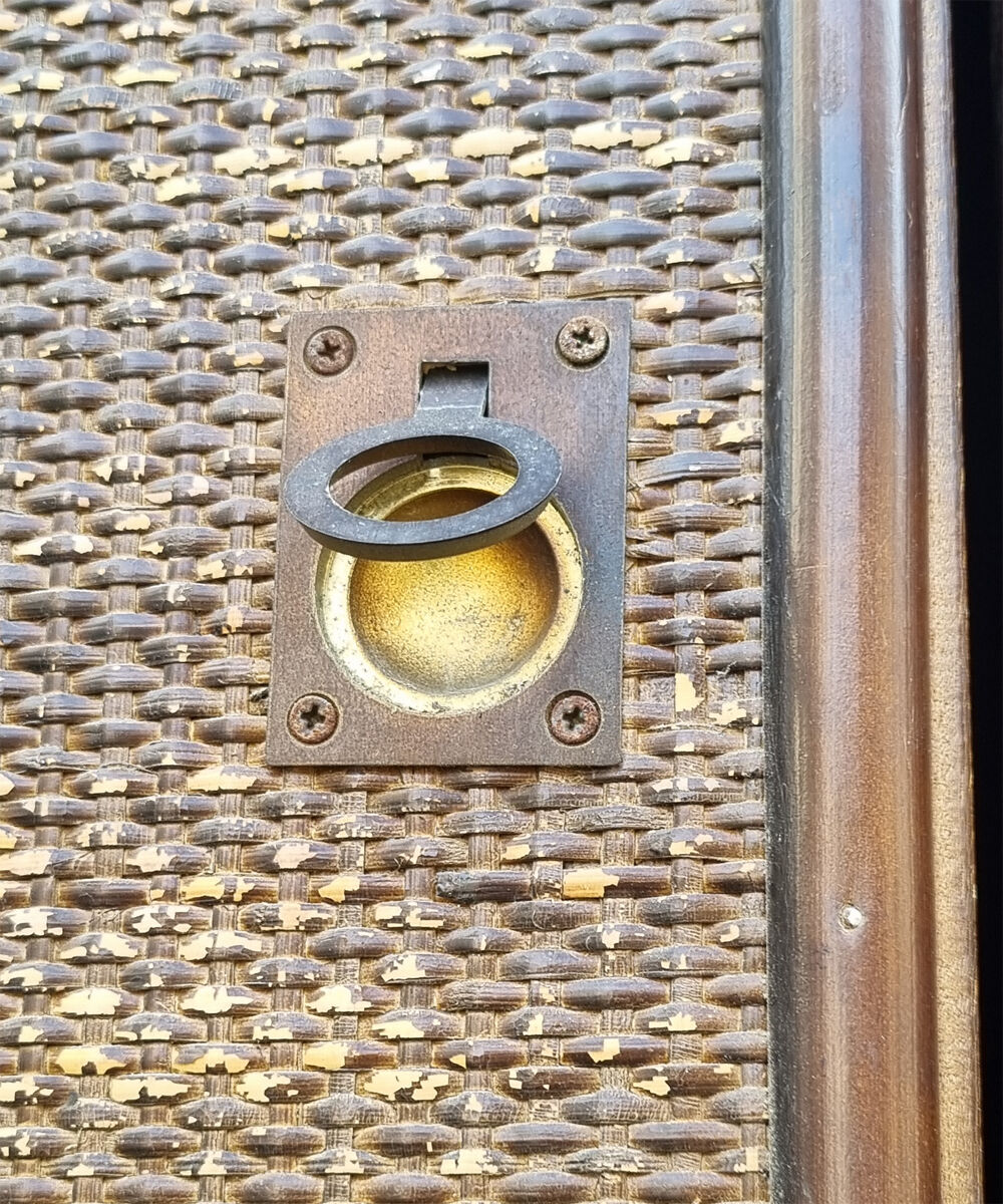 Penderie vintage, bambou et rotin, Dal Vera, années 60