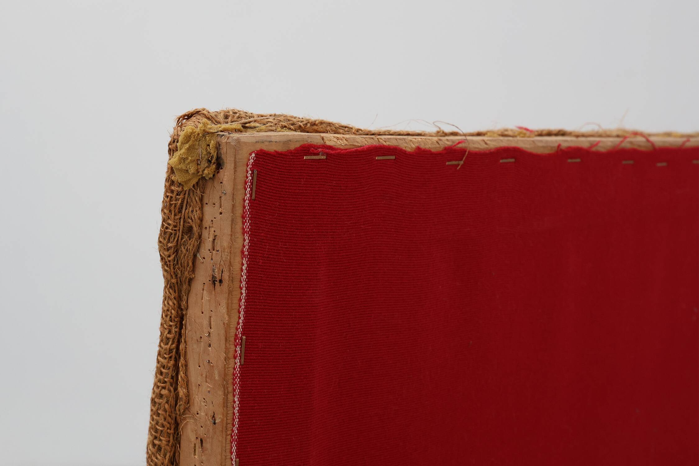 18th-Century Belgian Baroque Armchair in Wood and Leather, Louis XIV Period