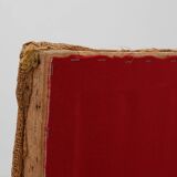 18th-Century Belgian Baroque Armchair in Wood and Leather, Louis XIV Period