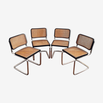 4 chaises Cesca de Marcel Breuer