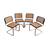 4 Cesca chairs Marcel Breuer