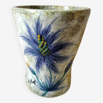 Thistle vase J Yyell Vallauris