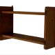 Vintage wooden wall shelve rack in pinewood minimalist design