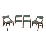 Ski jumper chairs by Juliusz Kędziorek for Zamojska, Poland, 1970s, set of 4