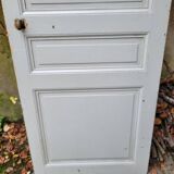 Old interior door from the end of the 19th century with locking system