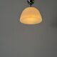 Opal glass ceiling light in Bauhaus style, Art Deco, 1940s, Germany