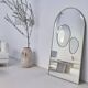 Golden arch mirror 180x100 cm