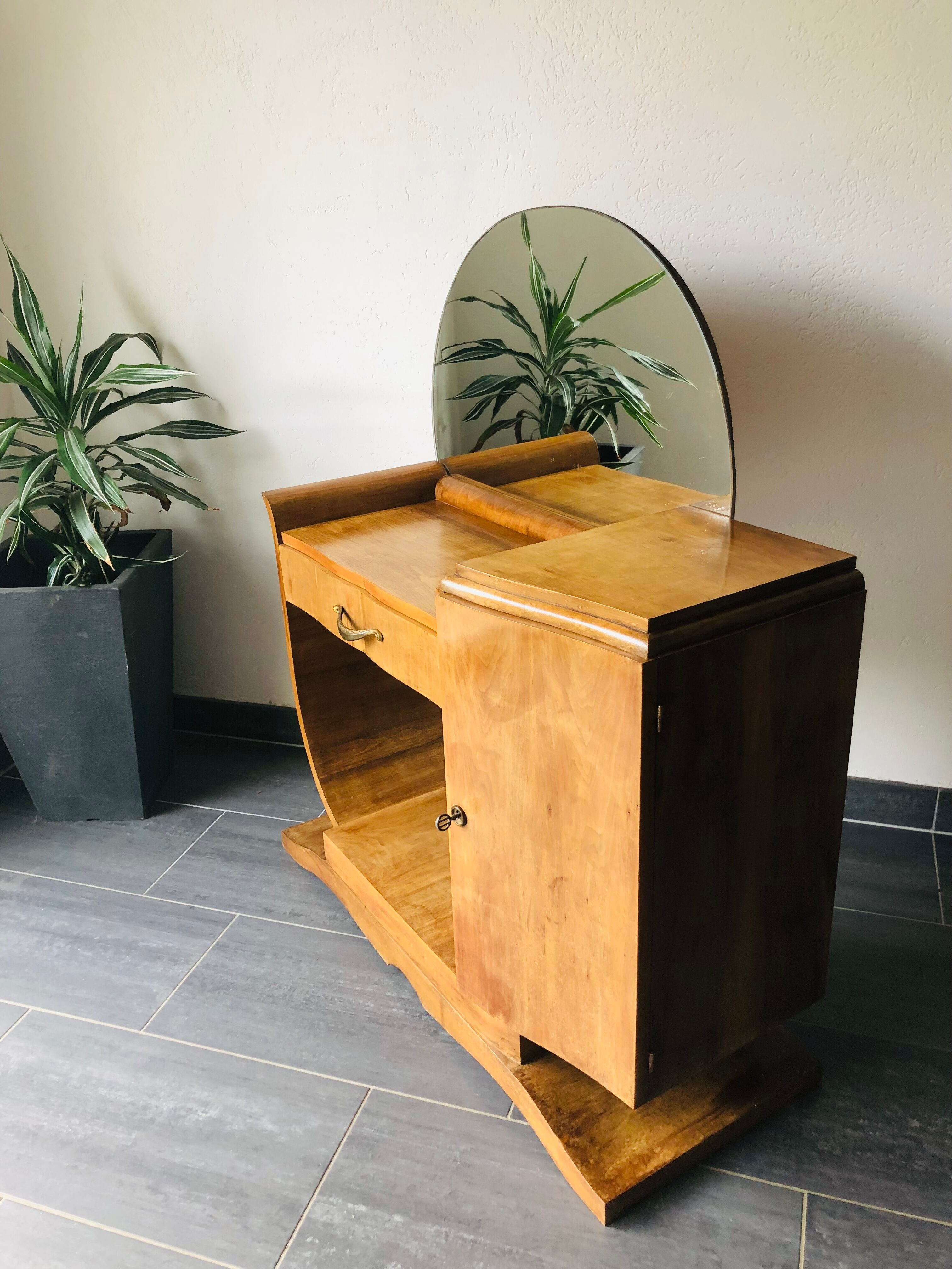 Coiffeuse Art Déco moderniste