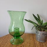 Biot bubble glass candle holder