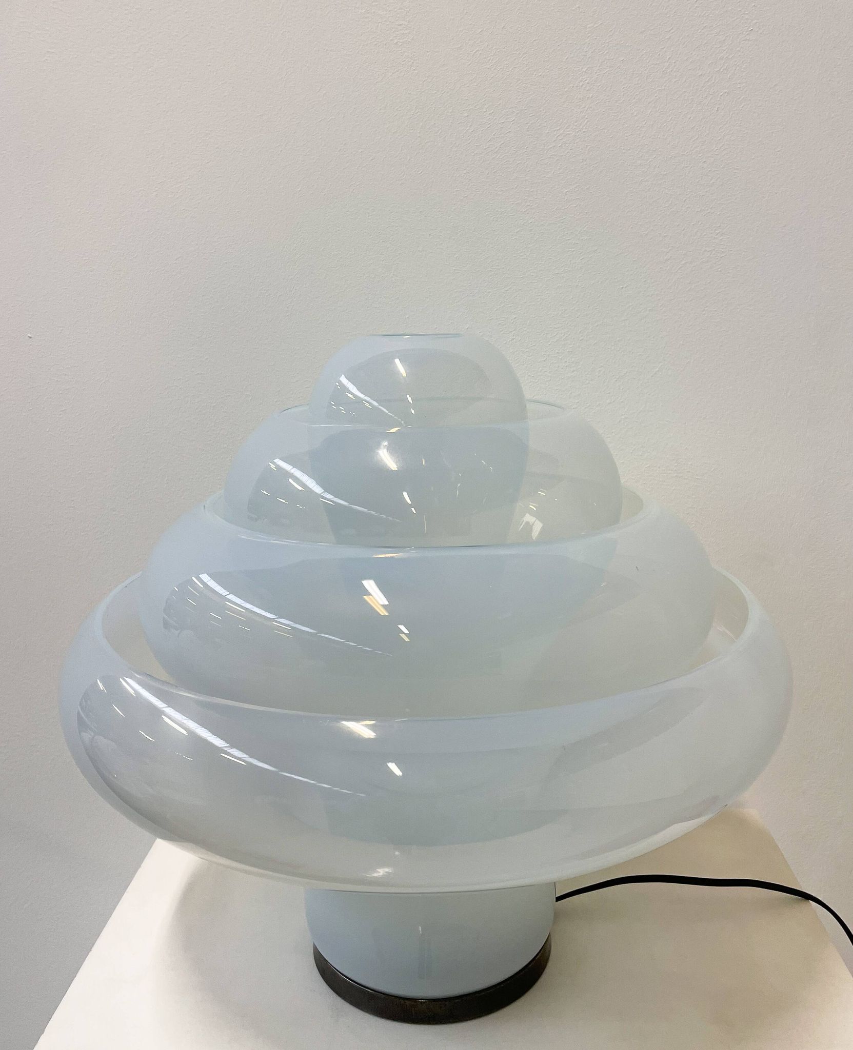 'Lotus' table lamp by Carlo Nason for Mazegga, Italy, 1960s