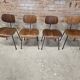 Set de 4 chaises  vintage Se 68 par Egon Eiermann pour Wilde+Spieth 1950"