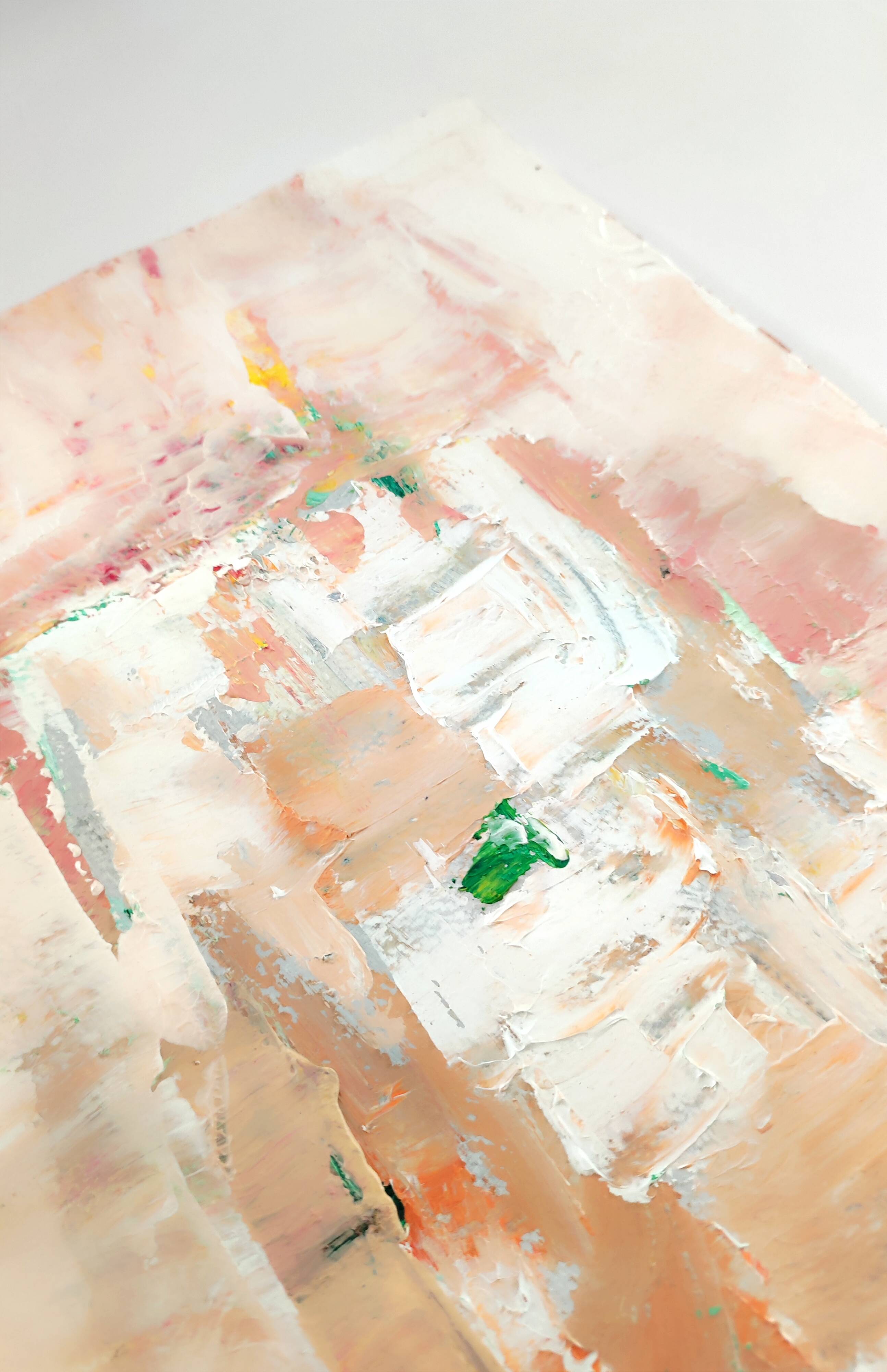 Abstract landscape painting