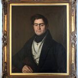 19th Century Biedermeier Portrait of a Gentleman