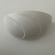 Pair of vintage plaster wall lamp, off-white, France 1970