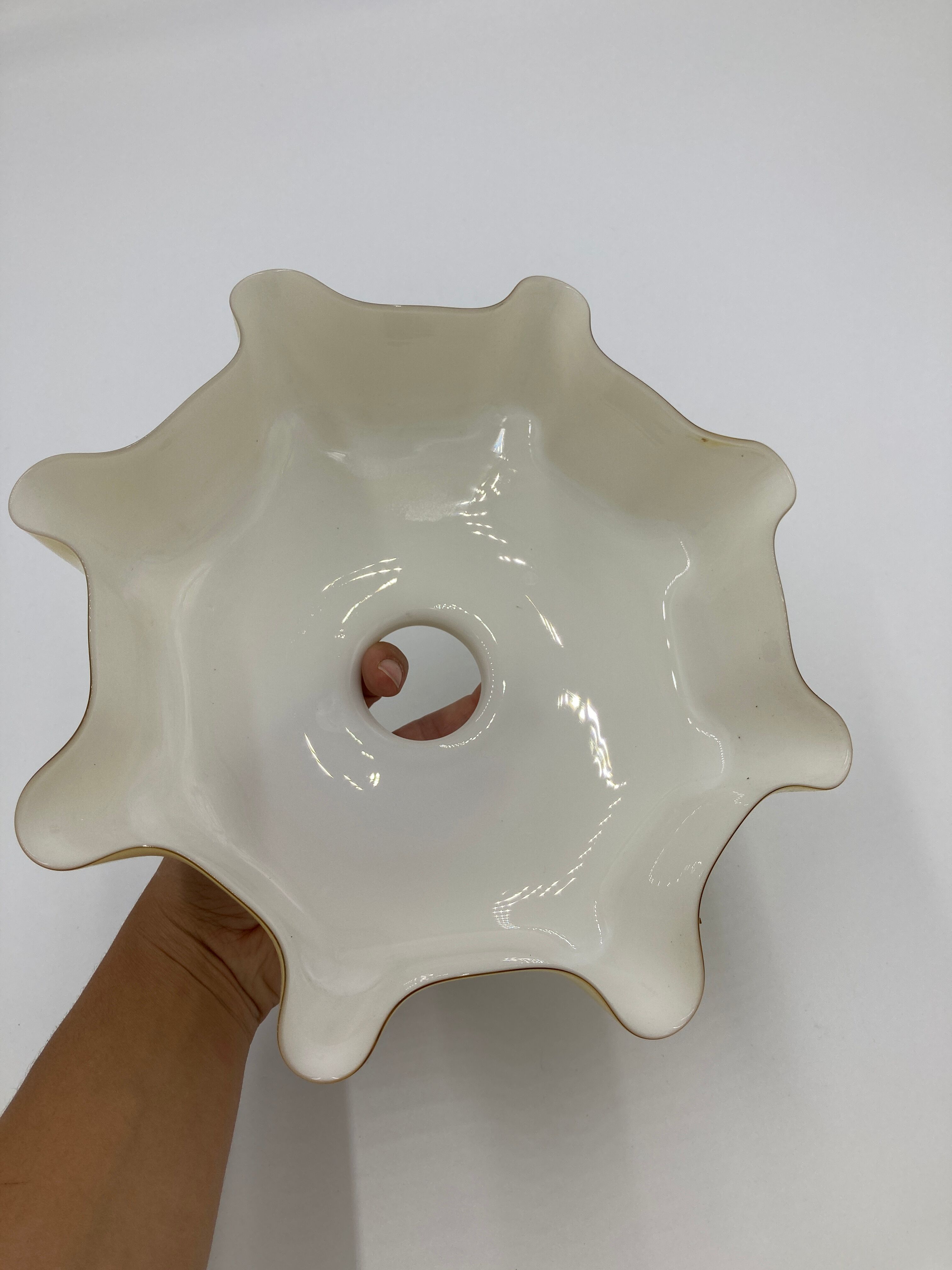 Yellow glass suspension