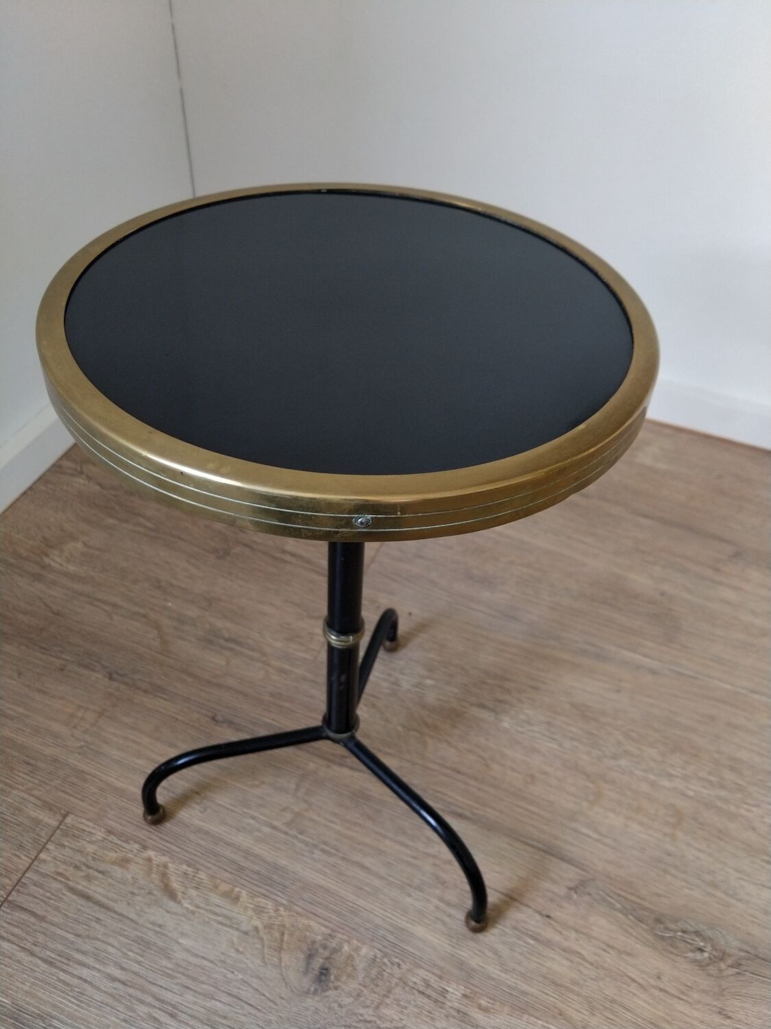 Pedestal table Jacques Adnet