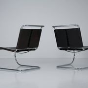 MR30/5 Tubular Steel Arm Chair by Ludwig Mies van der Rohe for Knoll Set of