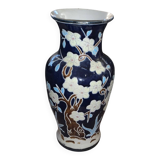Antique Glazed Ceramic Vase – Cherry Blossom Decoration – Style J