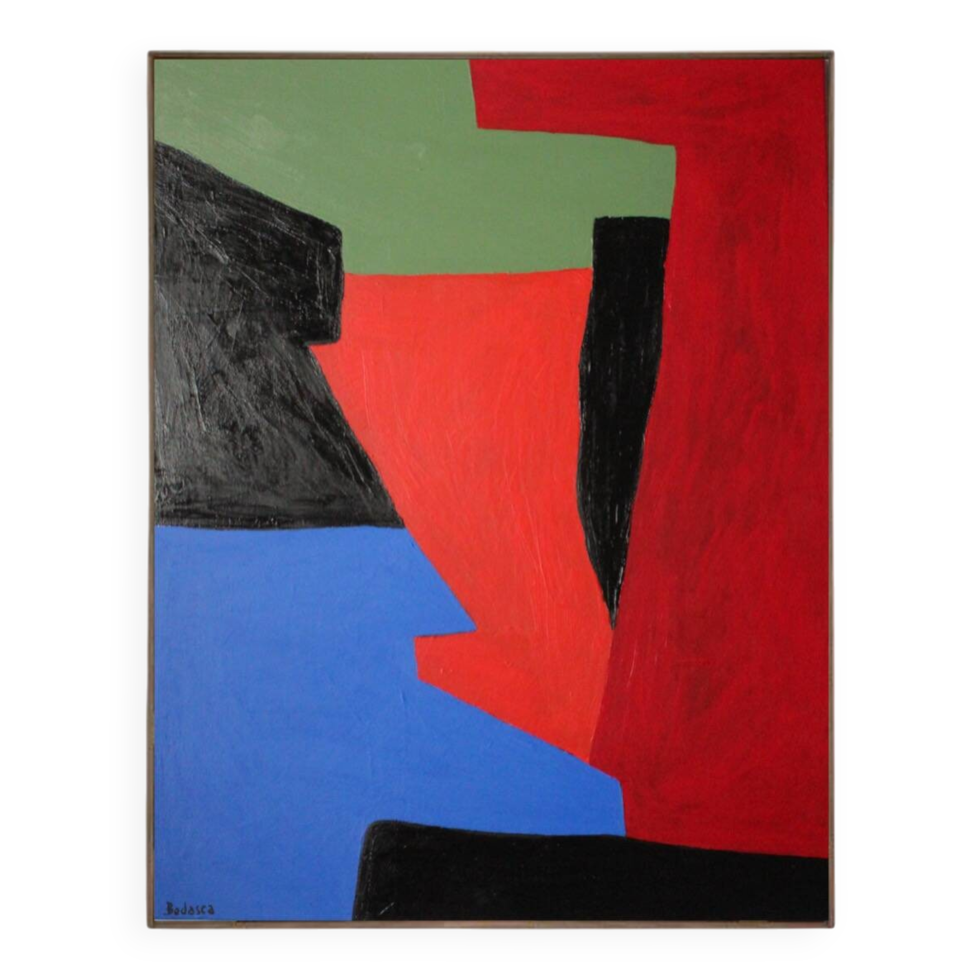 Contemporary minimalist geometric abstract