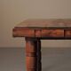 Modernist table in oak and walnut, France, Art Deco, circa 1940.