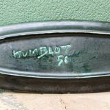 Fish dish, 1950s, in Vallauris ceramic, signed Humblot
