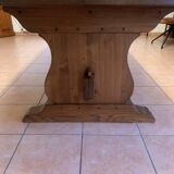 Solid elm table