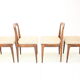 Set of Four Dining Chairs by Drevotvar, Czechoslovakia, 1970