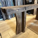 Console chêne massif ancien centenaire