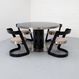 Willy Rizzo Dining Set Italy 1970s