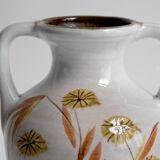 Vintage vase - glazed ceramic amphora - n° 3090 - West Germany