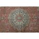 1970s Vintage Persian Handmade Wool Red Oversized Area Rug 286x378