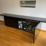 Contemporary black lacquered buffet