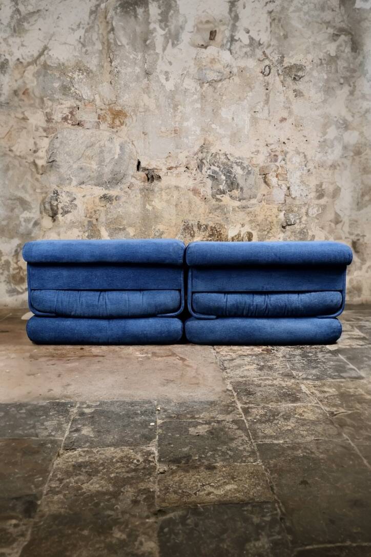 First edition Mah Jong sofa, by Hans Hopfer for Roche Bobois, 1970s
