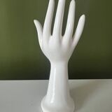 White soliflore hand