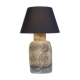 Vintage ceramic lamp and enamel by Kaiser Leuchten, Germany 1969