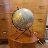 Vintage globe Girard Barrère 1970
