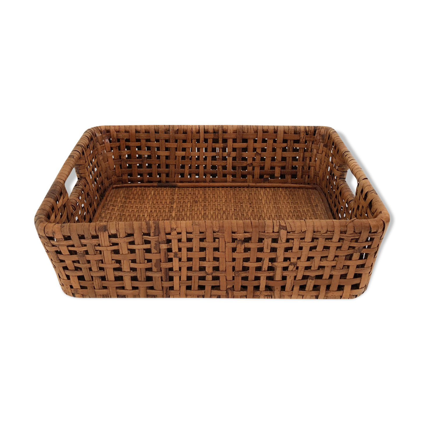 Rectangle wicker basket