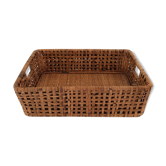 Panier en osier rectangle