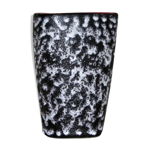 Vase en céramique à effet granit