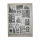 Engraving • Church, cathedral, religious • Original lithograph from 1898
