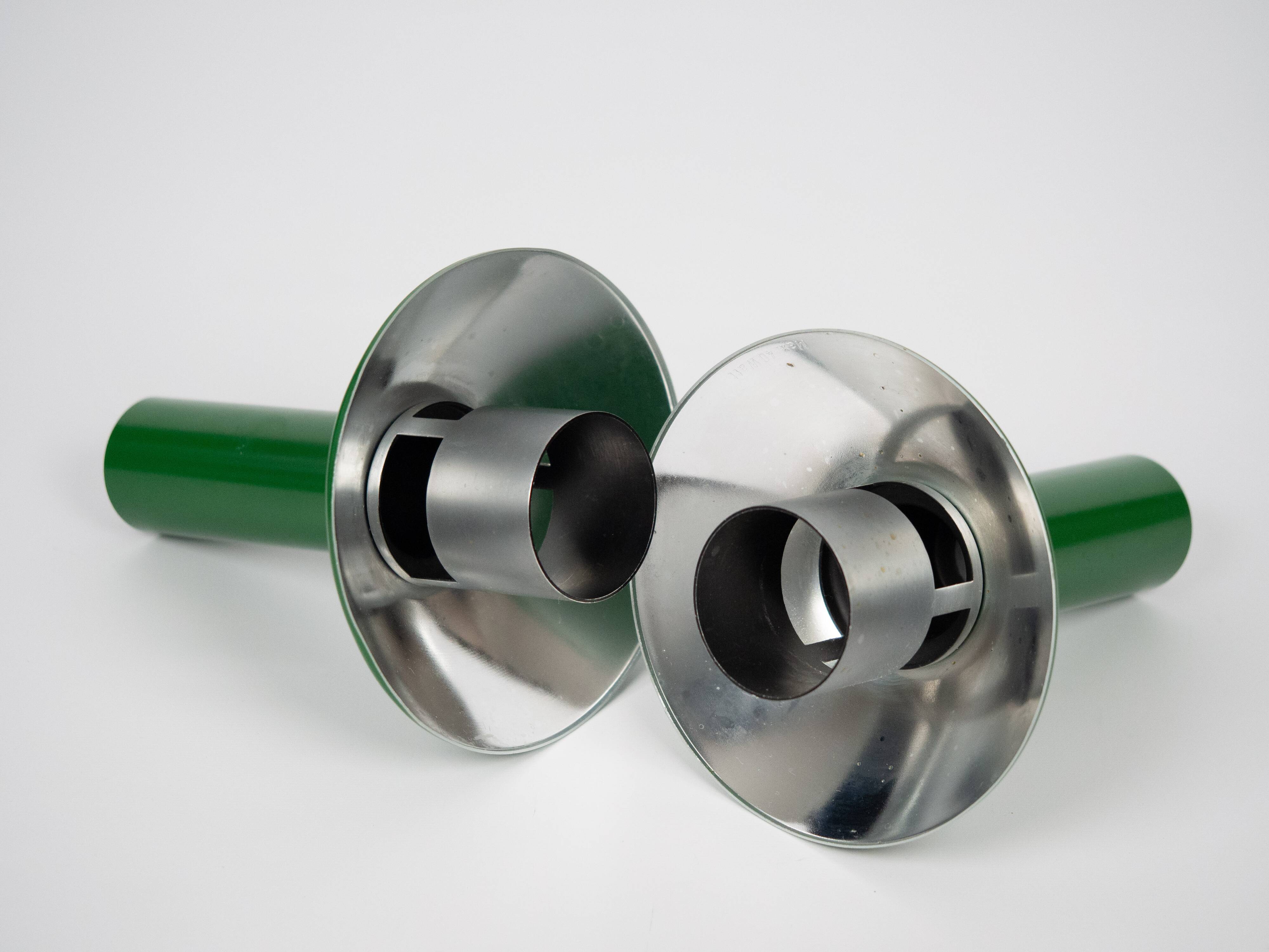 Pair of 2 Danish vintage lamps Louise by Louis Poulsen, 1970s