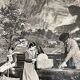 Old photography stereo, stereograph, luxury albumine 1903 Bernese Alps, Switzerland