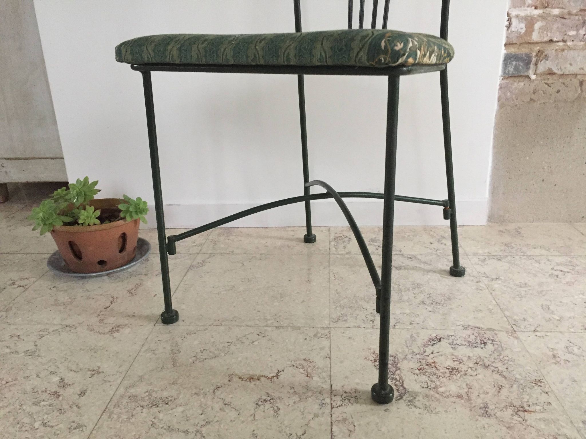 Vintage Wrought Iron Garden Chair