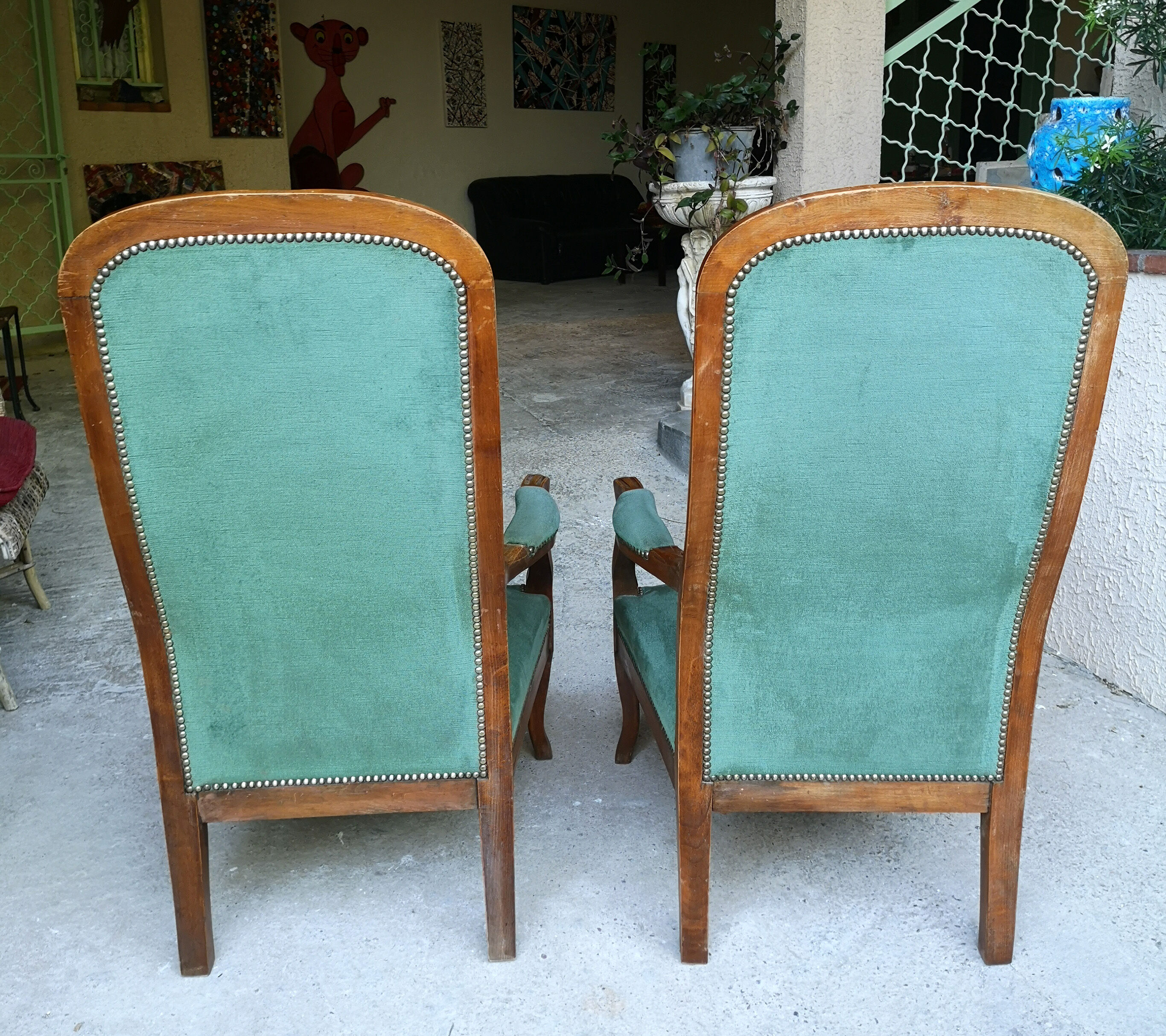 Voltaire armchairs