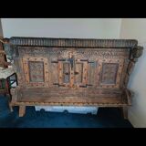 Indian buffet made of wood and iron