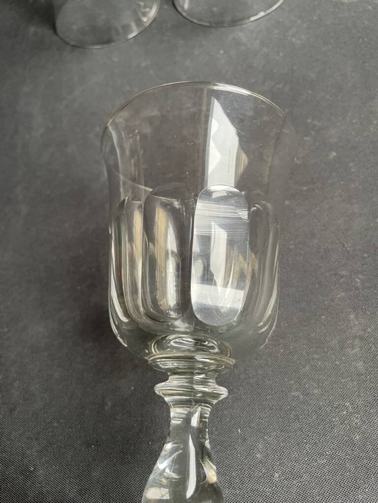 4 verres à eau XIXème – Établissements Legras