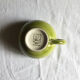 Set of 4 cups tea/coffee Jars with saucers
