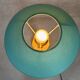 Vintage Hollywood Regency table lamp – brass and perspex