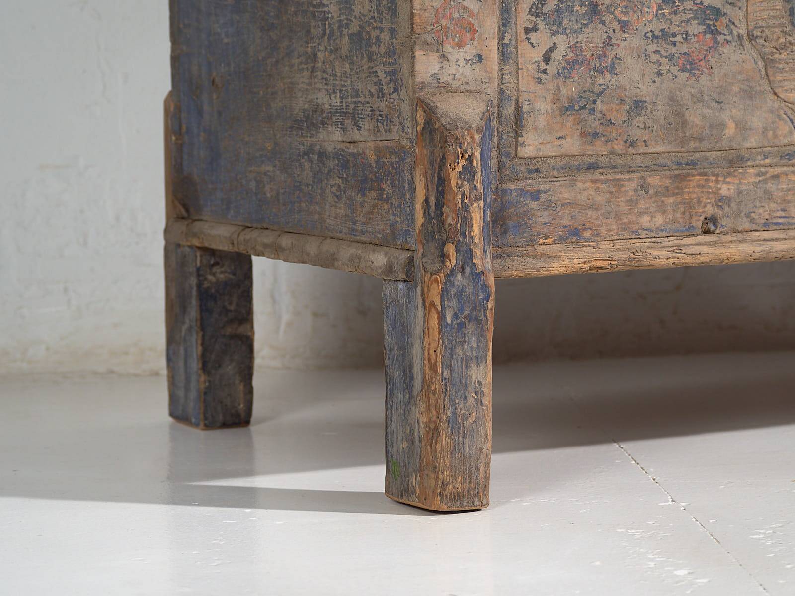 Antique Hand-Painted Wedding Chest (1846) #37